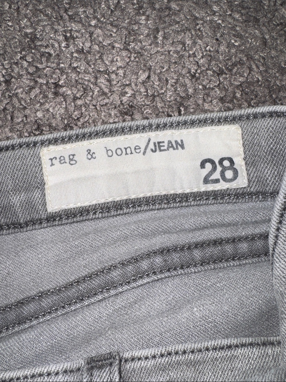 rag & bone Gray Denim Jeans Skinny Fit - Picture 6 of 12